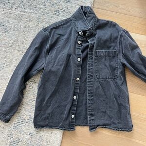 Abercrombie & Fitch Black Jean Jacket
